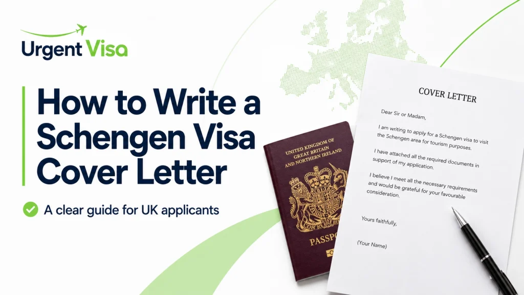 How to Write a Schengen Visa Cover Letter